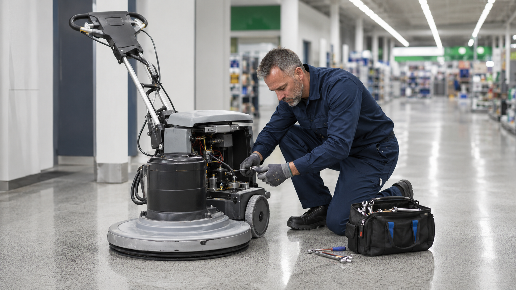 Onde fazer manutenção de enceradeira industrial?